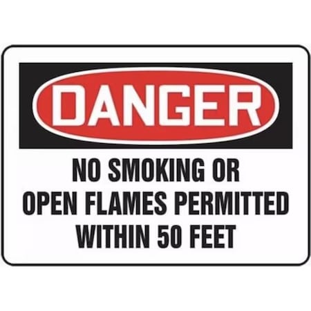 Accuform OSHA DANGER SAFETY SIGN NO SMOKING MCHL154XL MCHL154XL